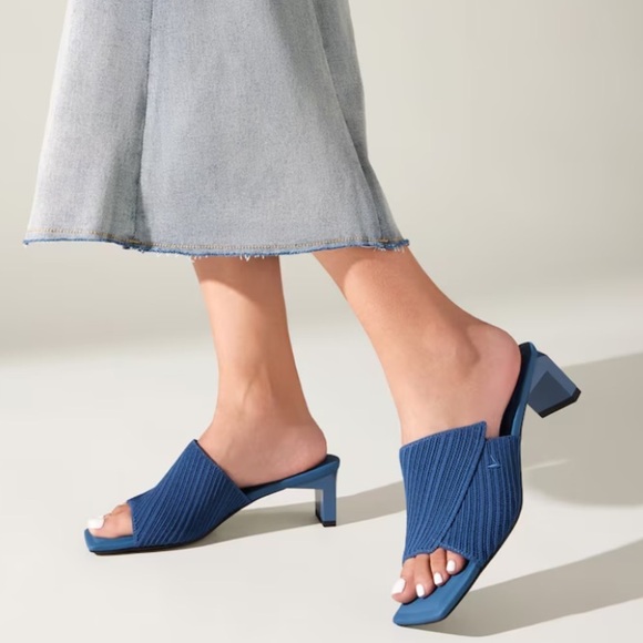 VIVAIA Blue Women's Heeled Sandals - Picture 2 of 12